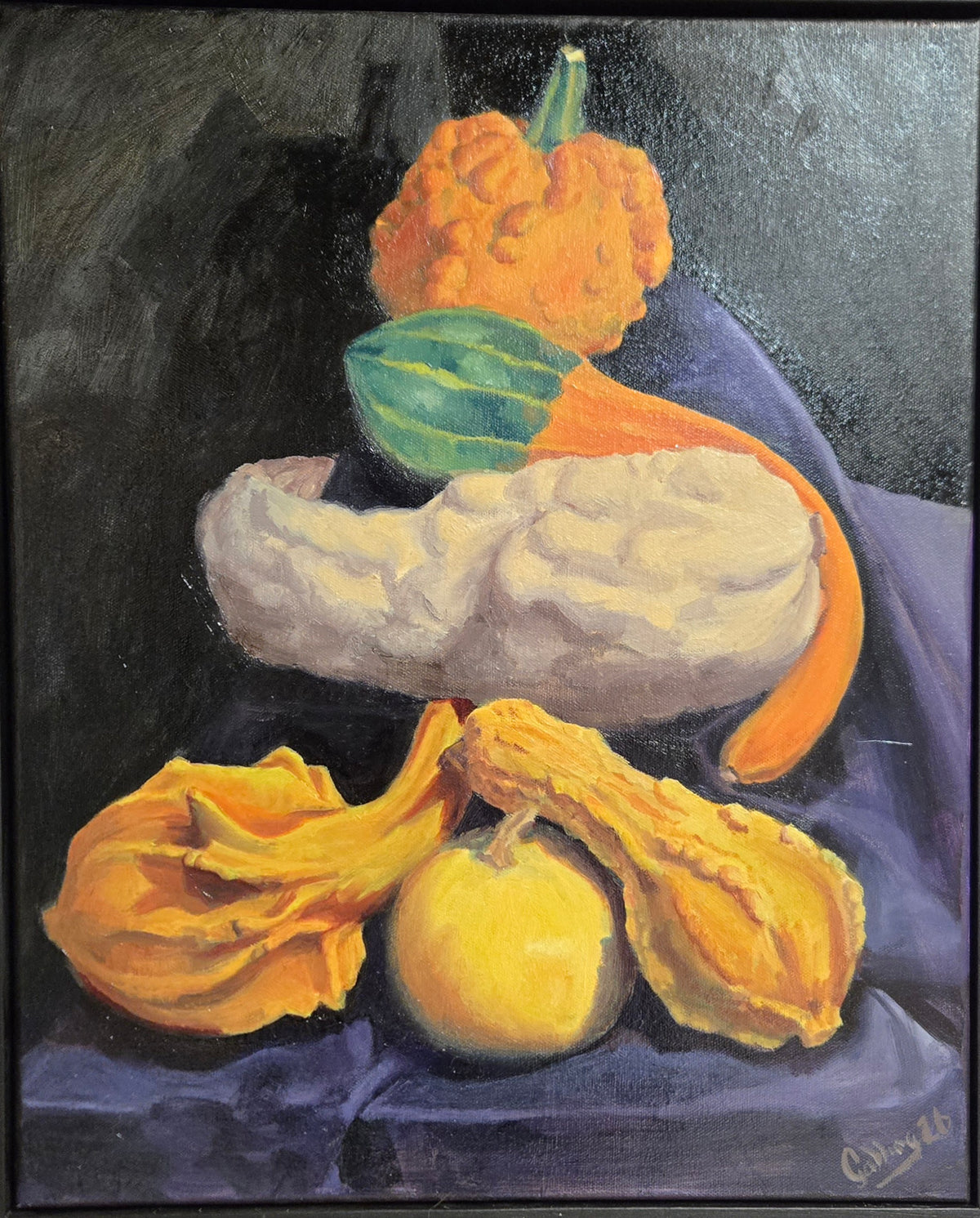 Gordious 2 - Original painting oil on canvas by David Godding