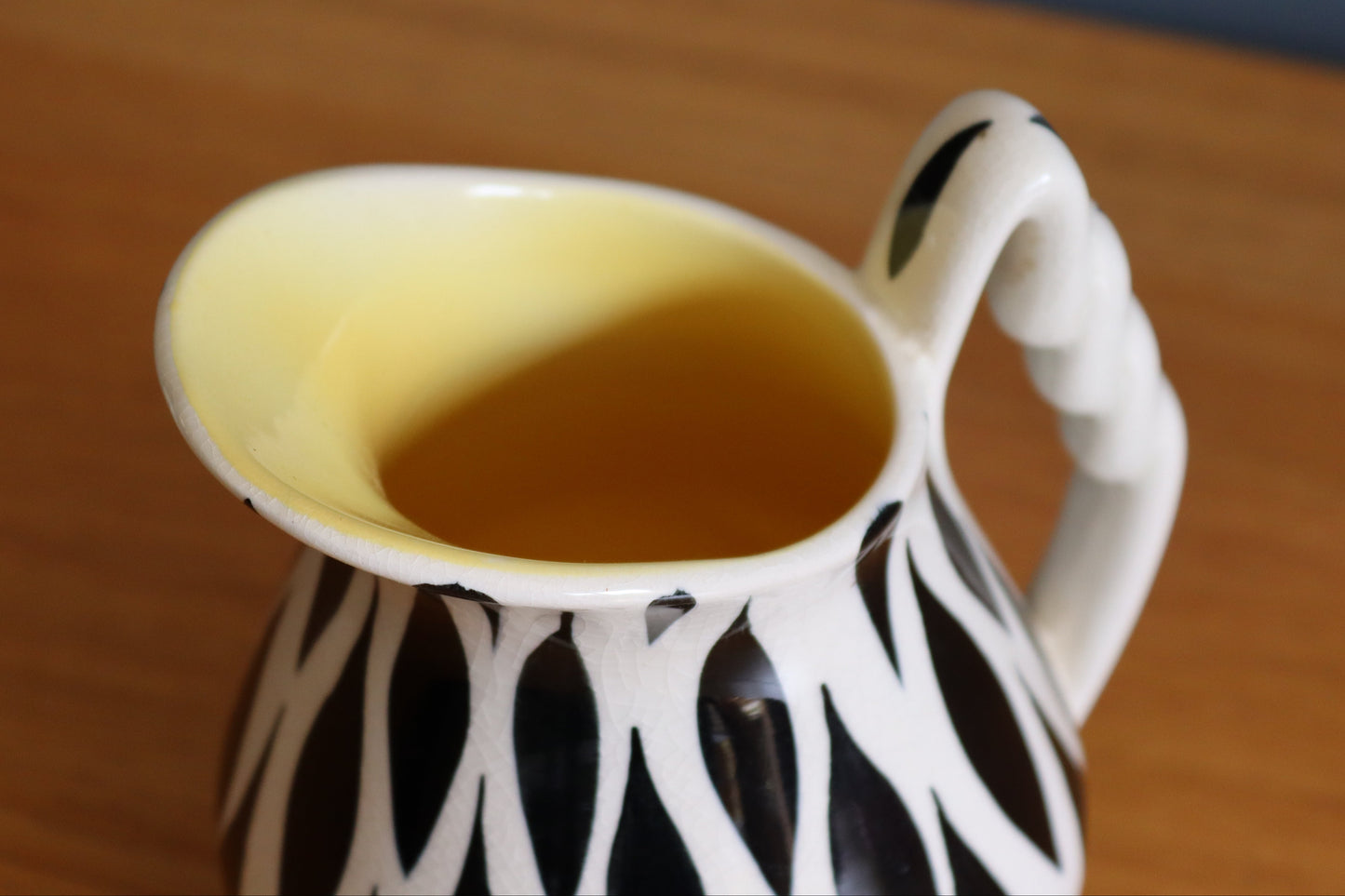 Vintage 1950's Zebra stripe Kelsboro Ware Jug