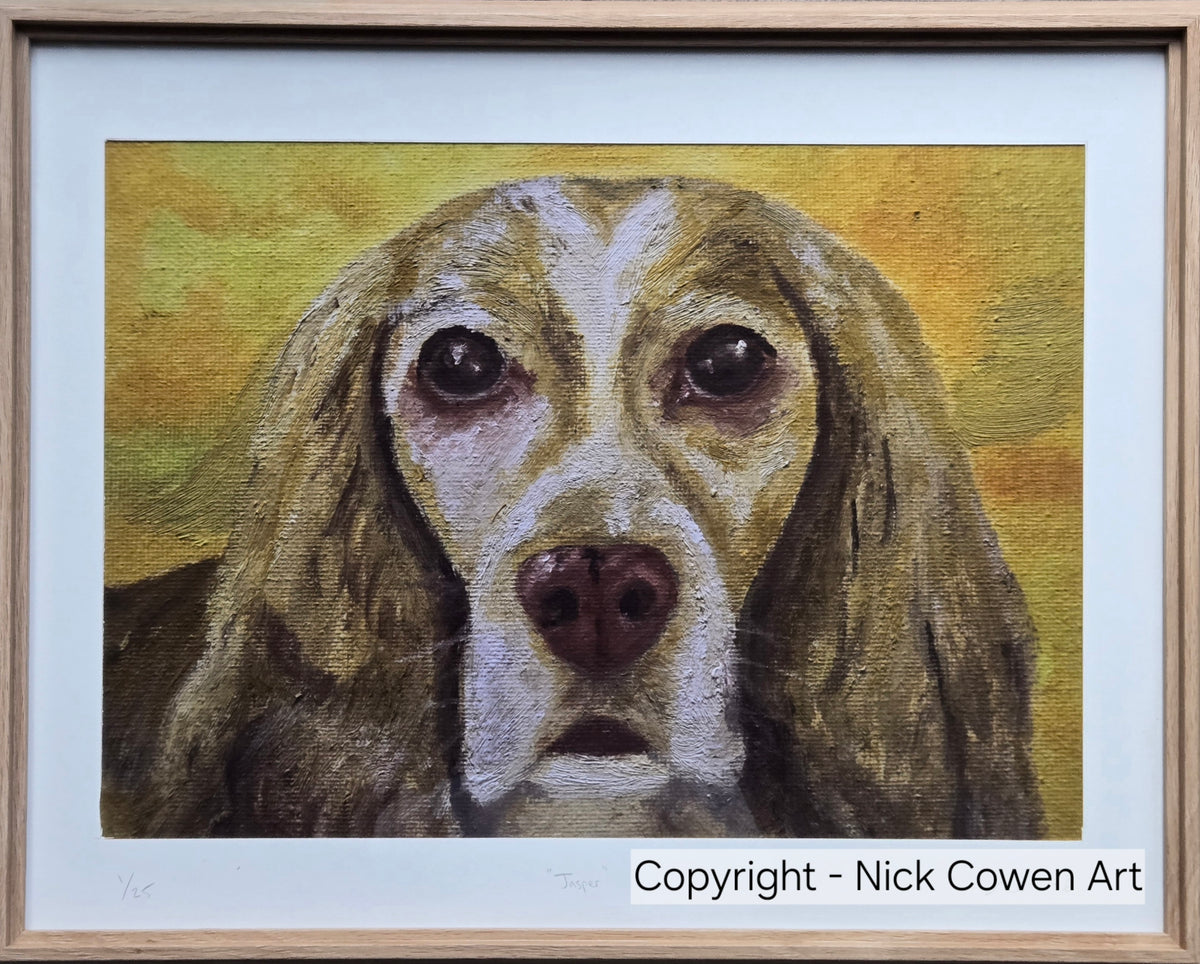 "Jasper" signed Limited Edition print by Nick Cowen