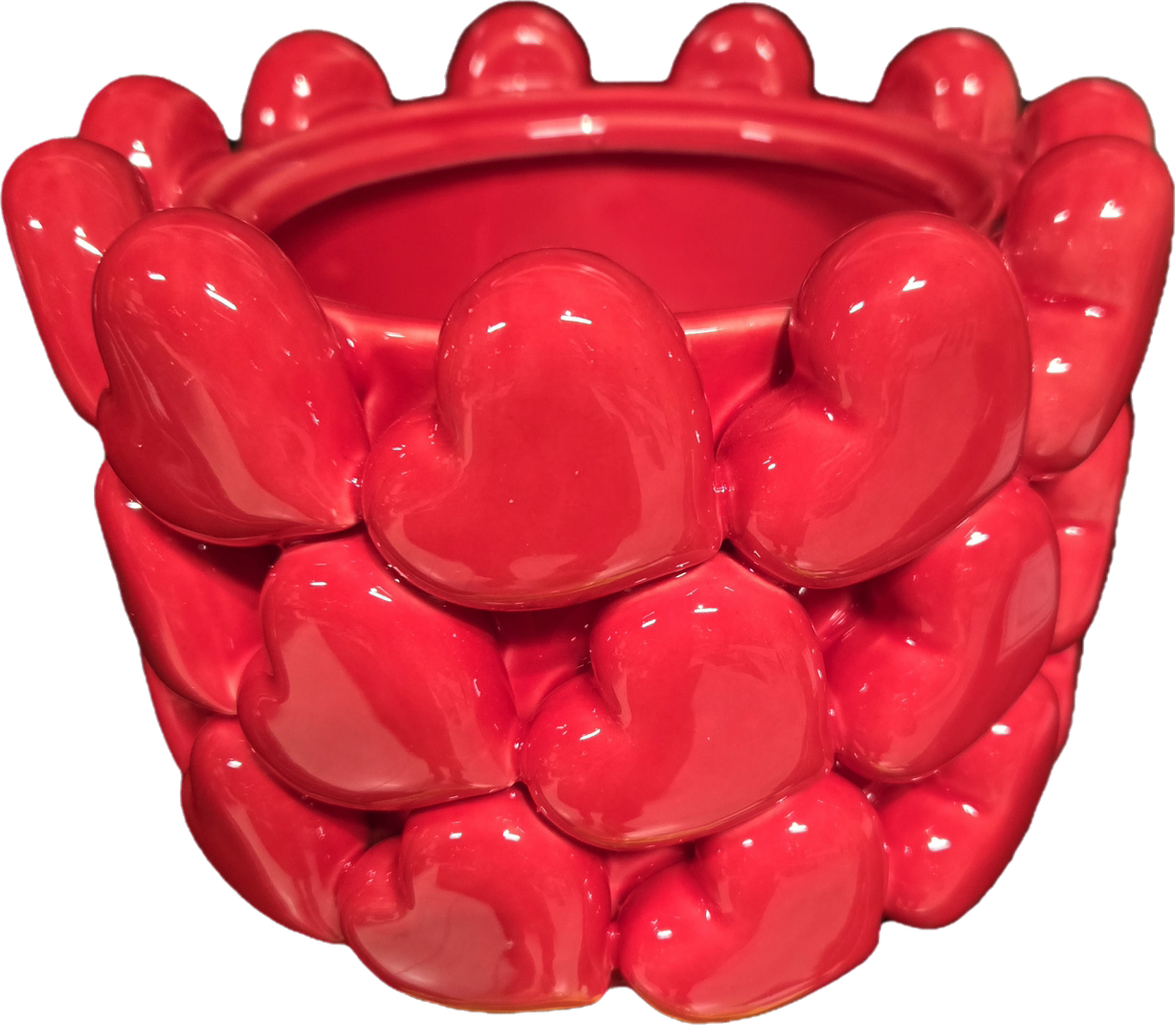 Ceramic Multi-Heart Bowl/Vase