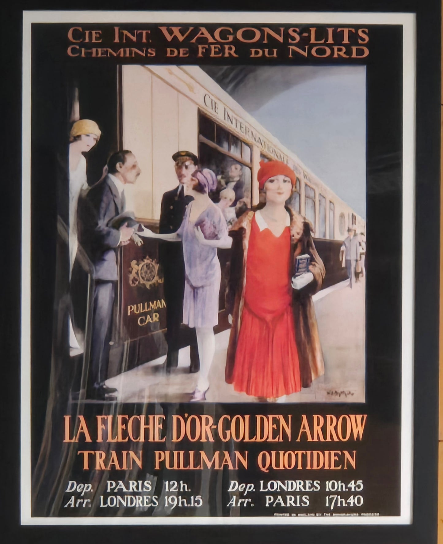 Pullman Train Framed Poster