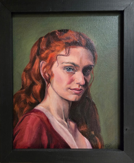 Demelza - Original painting oil on board by David Godding