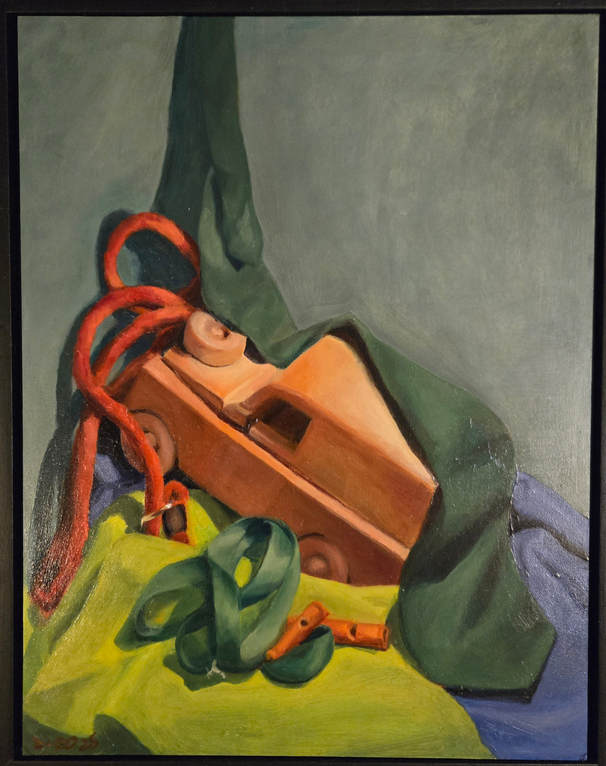 Minority Sport - Original painting oil on board by David Godding