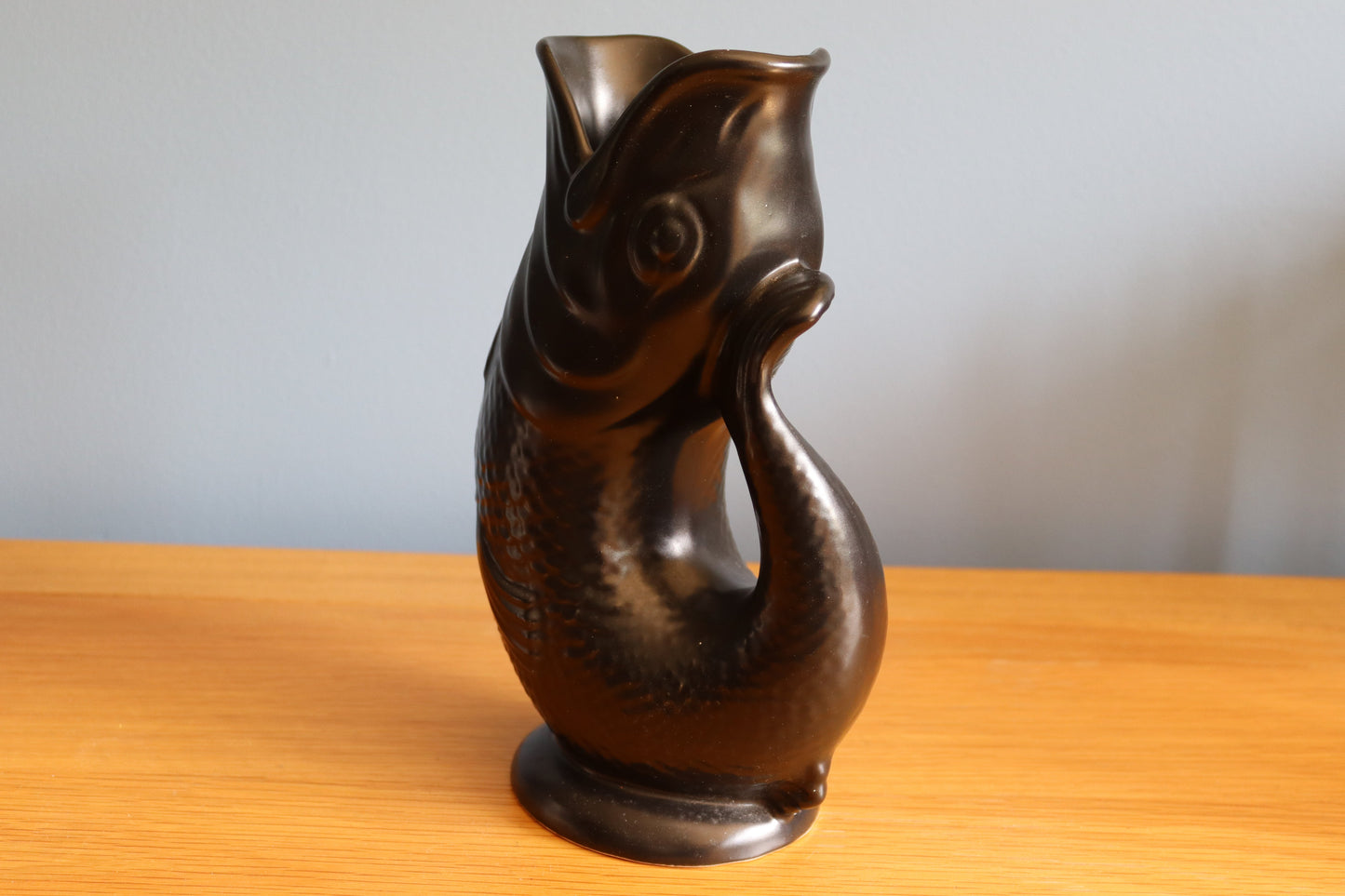 Vintage Dartmouth Pottery Gluggle Fish Vase/Jug