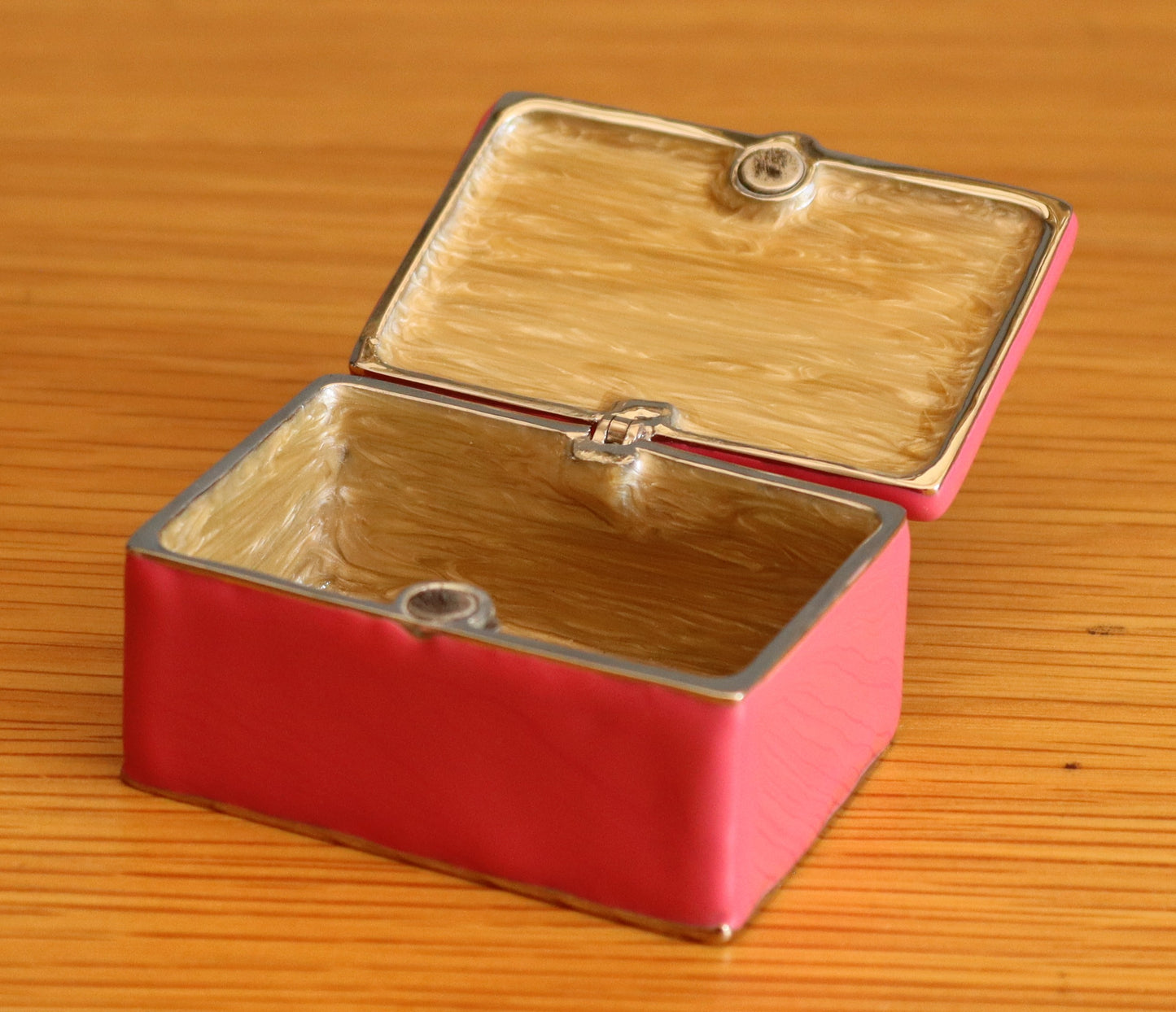 Bombay Duck Enamelled Metal Trinket Box
