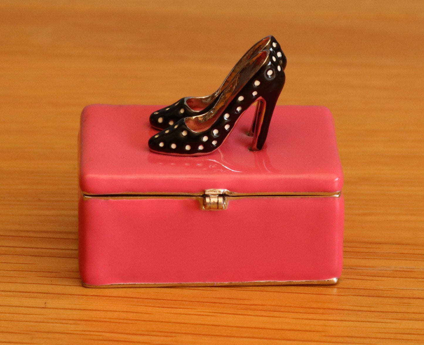 Bombay Duck Enamelled Metal Trinket Box