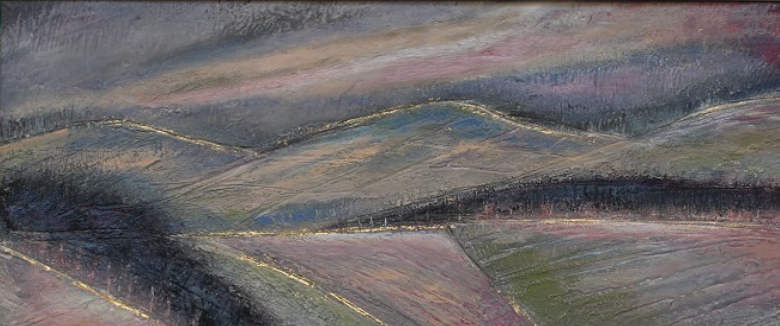 Cleeve Hill at Dusk - Original & signed