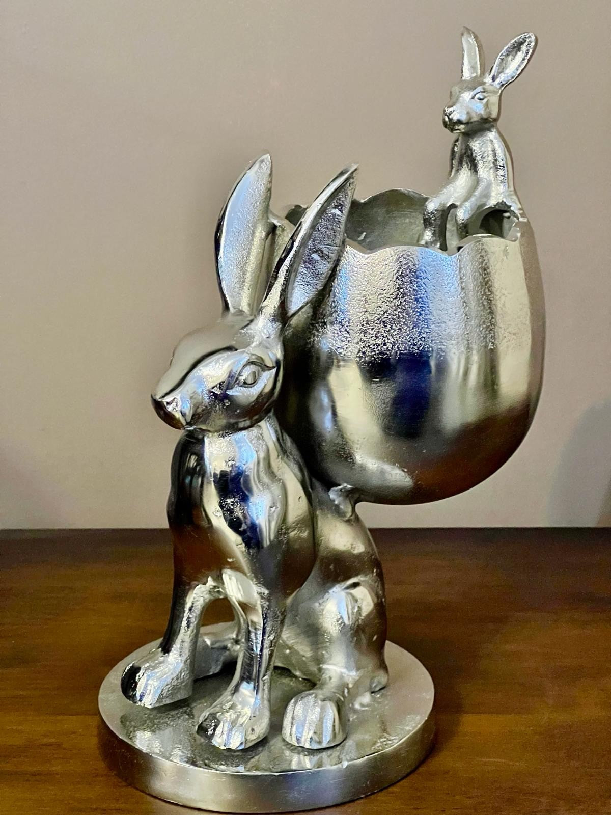 Rabbit Decor with Bowl