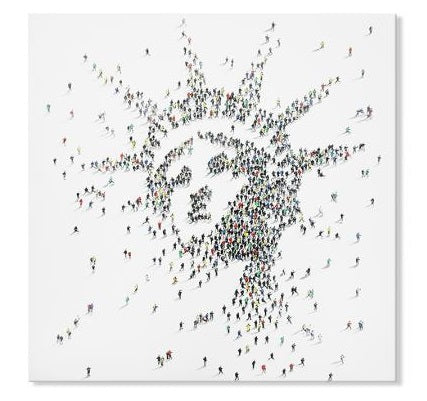 Hand-painted Statue of Liberty Canvas