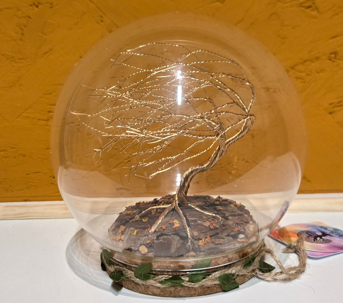 "Autumn's Gold" Enchanted Woodland Dome by Art Therapy
