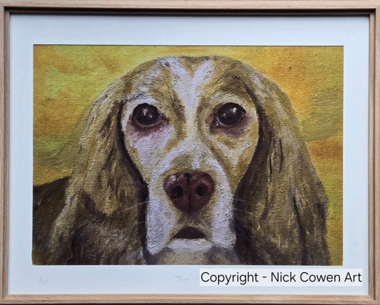 "Jasper" signed Limited Edition print by Nick Cowen