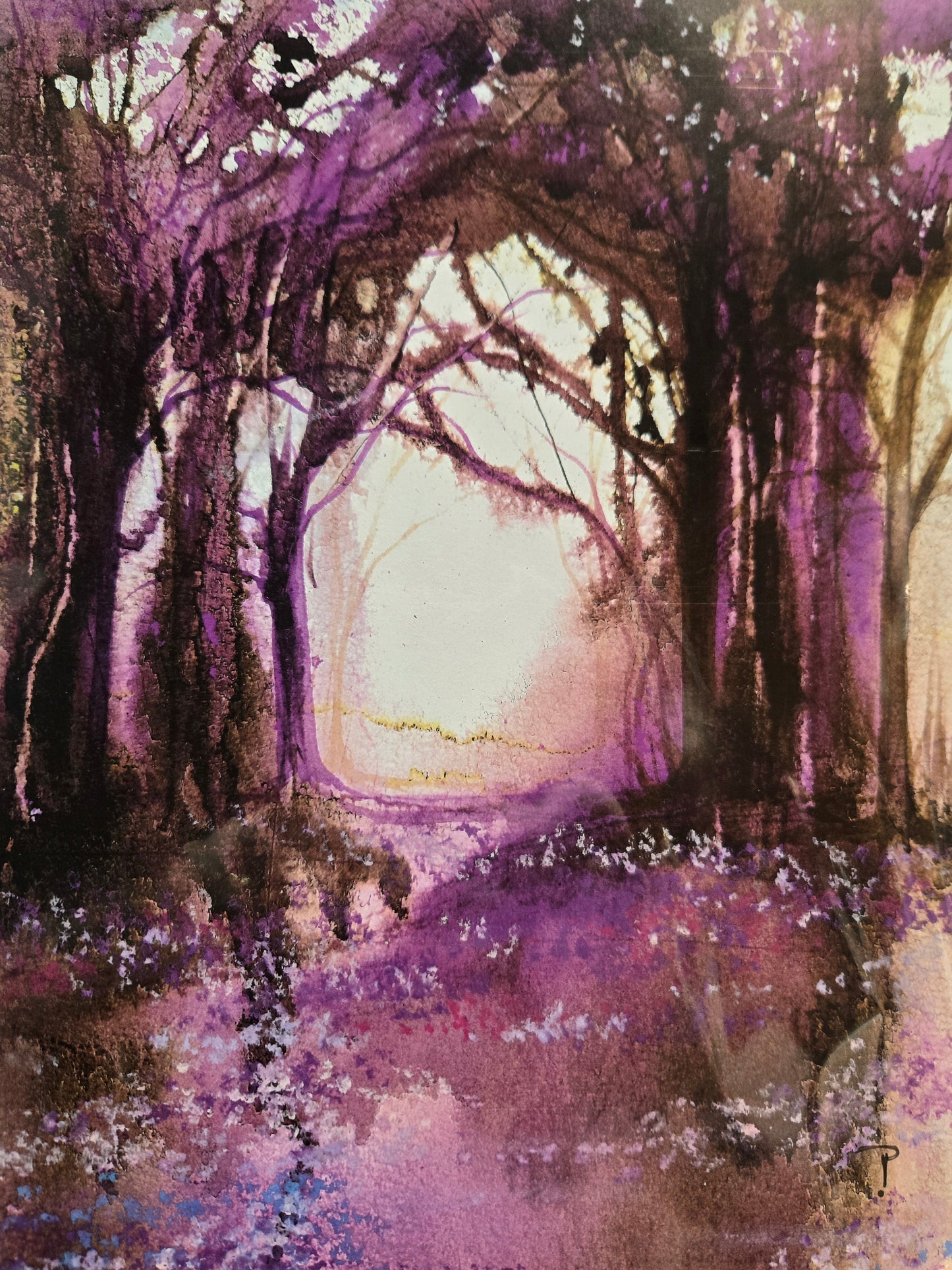 Magical Woodland (2) signed print by Tracy Purshouse (A4)