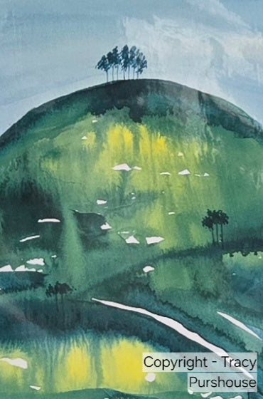 May Hill - signed print by Tracy Purshouse (A4)