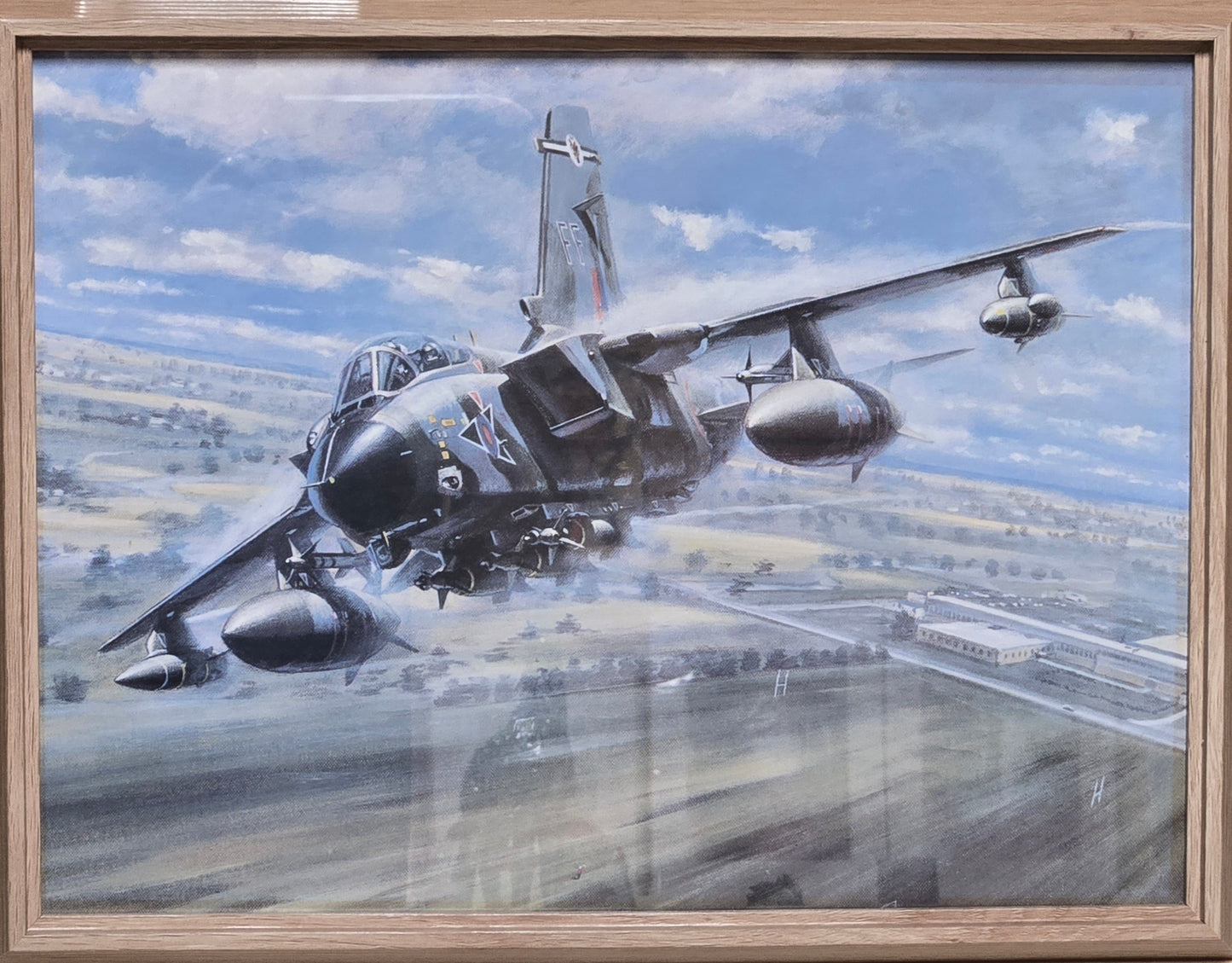 "On Track" Ronald Wong Tornado GR1 Framed Print