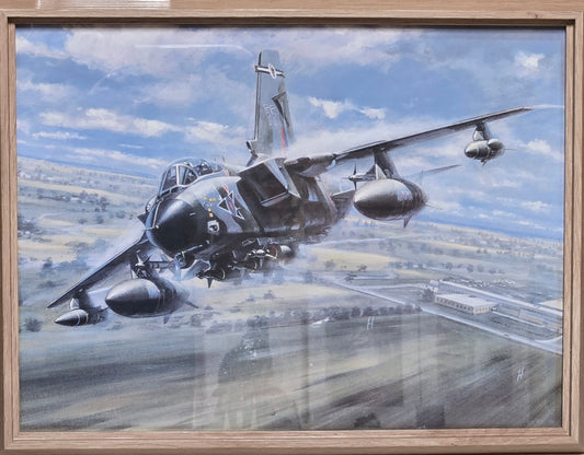 "On Track" Ronald Wong Tornado GR1 Framed Print