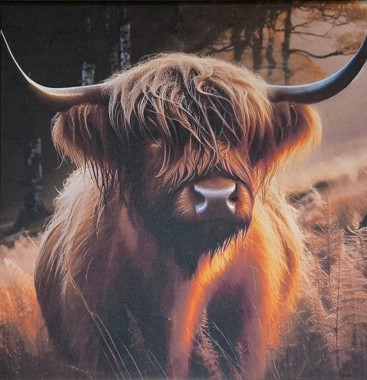Cow in the Woods