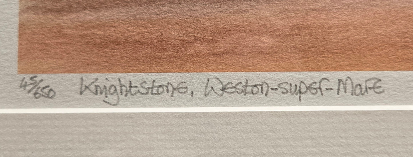 "Knightstone Weston-super-Mare signed print 45/650 by Terry Bevan