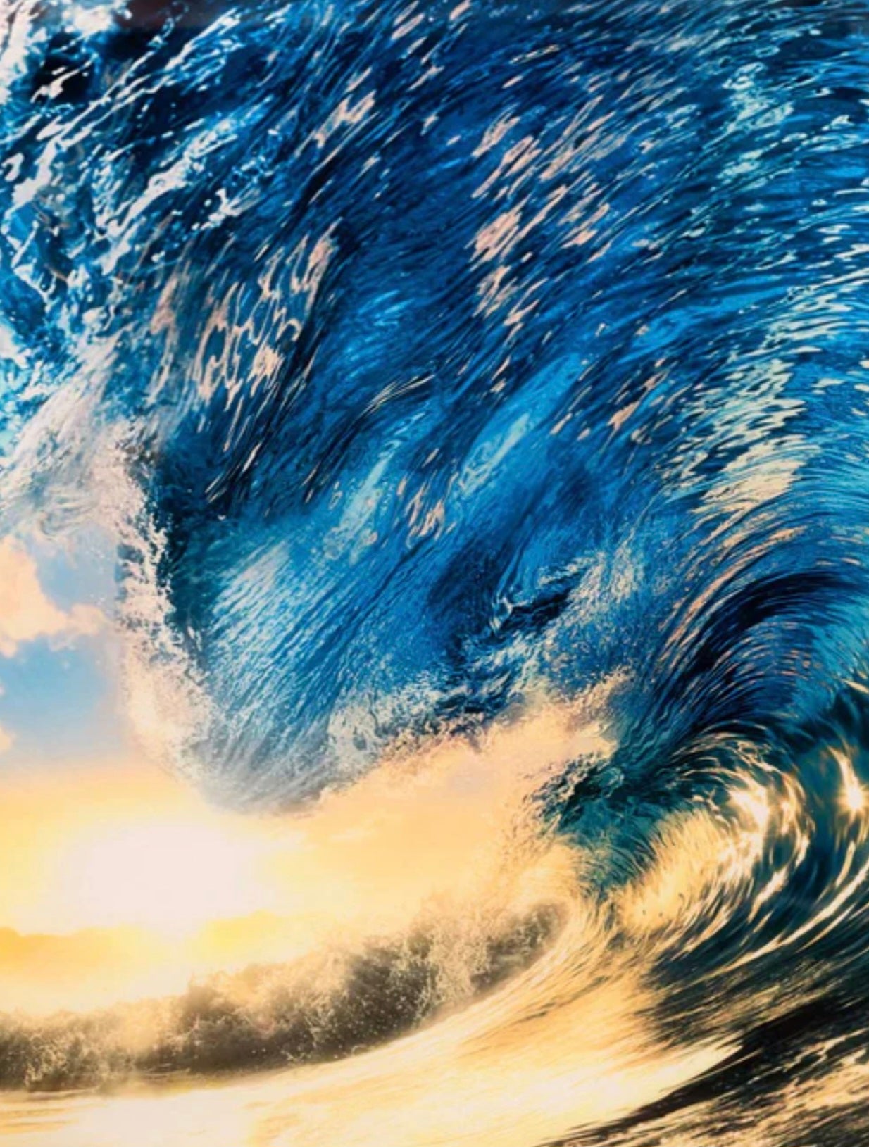 Large Glass Ocean Wall Art