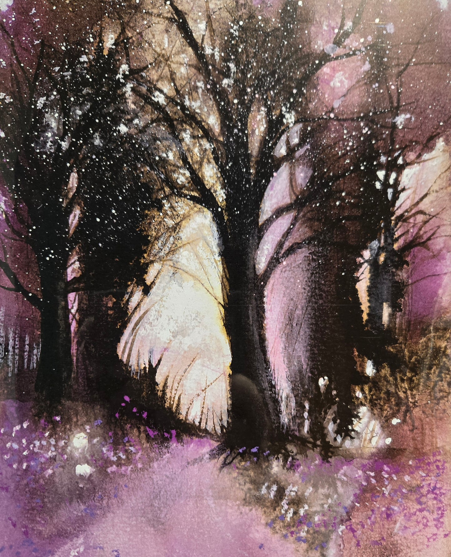 Magical Woodland (1) signed print by Tracy Purshouse (A4)